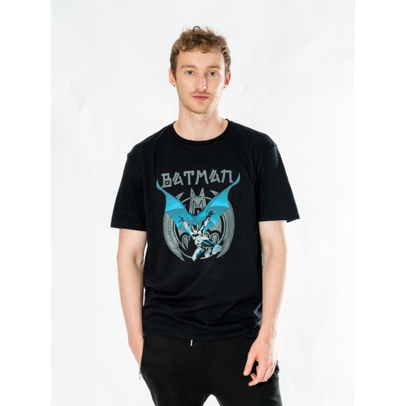 Batman Black Adult Anime Cape T-Shirt 1