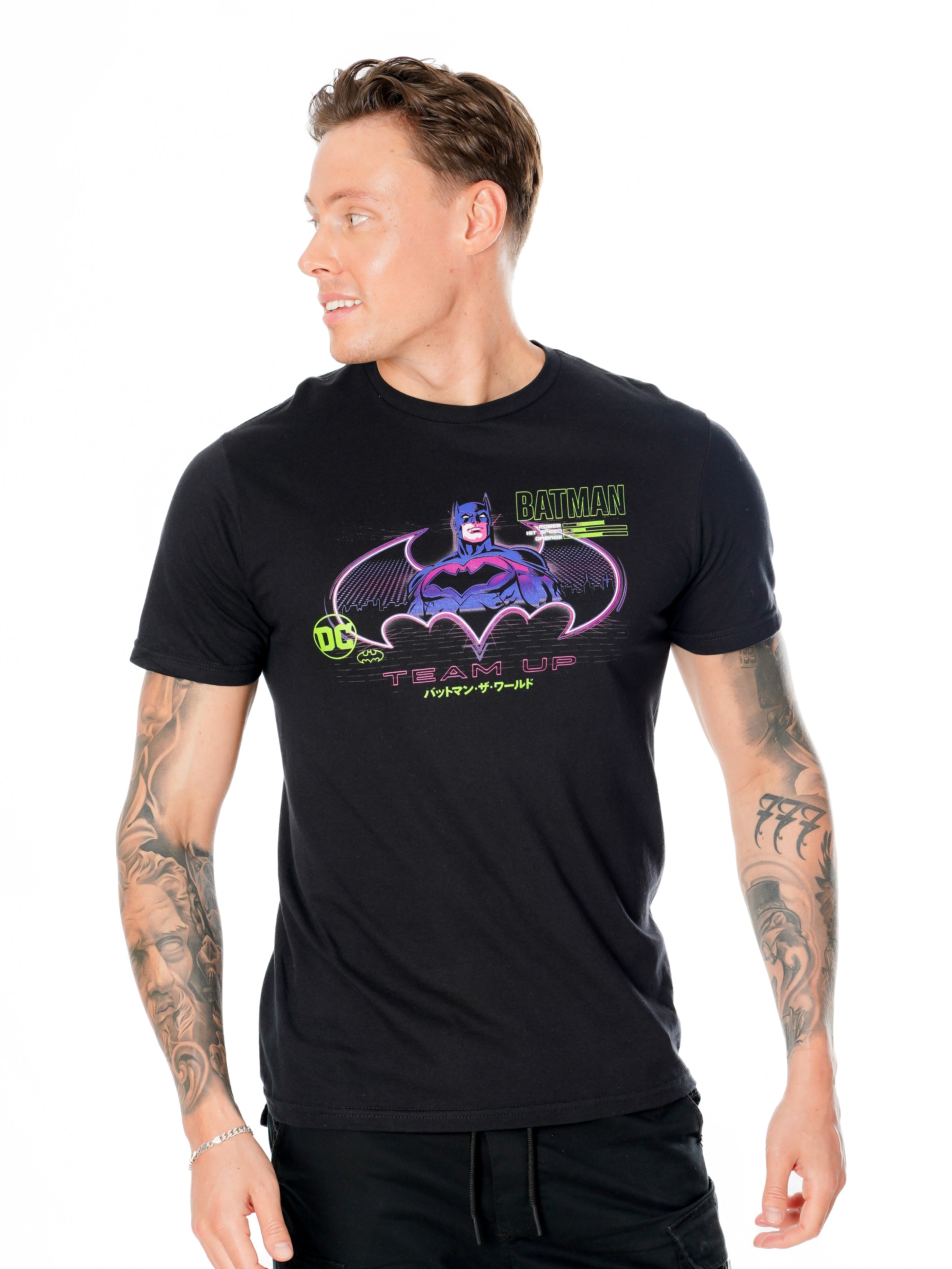 Batman Anime Matrix Grid Tshirt
