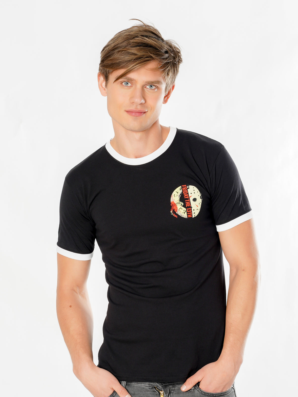 Friday The 13Th Life Ring Mask Reverse Tshirt 1