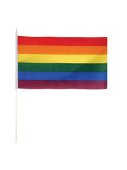 Rainbow Flag (On Stick) 29X17Cm (Pack of 50)