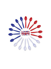 Red/White/Blue Spoons (18 Pkt)