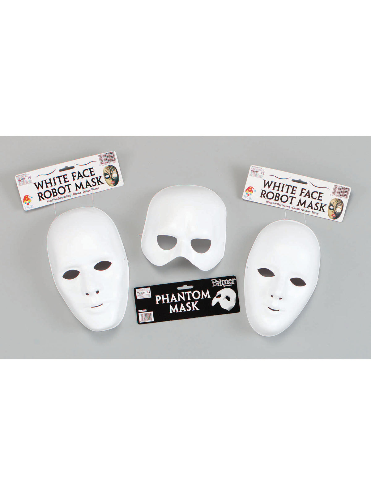 Deluxe Male Face Mask. White 2