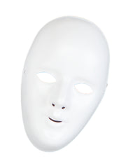 Deluxe Female Face Mask. White
