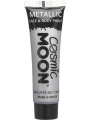 Cosmic Moon Metallic Face & Body Paint, Silver 1
