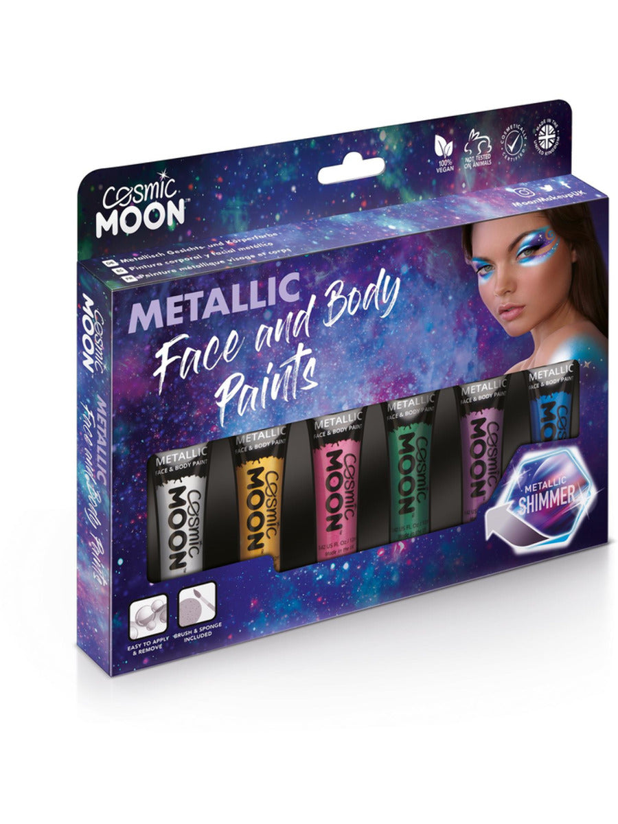 Cosmic Moon Metallic Face & Body Paint, Assorted - 1