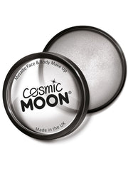 Cosmic Moon Metallic Pro Face Paint Cake Pots, Sil - 1
