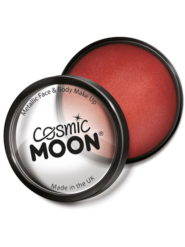 Cosmic Moon Metallic Pro Face Paint Cake Pots, Red - 2