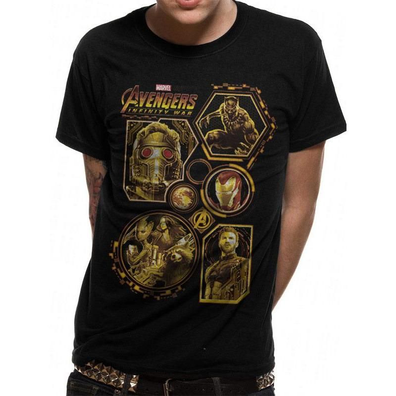 Avengers Infinity War Block Characters Unisex T-Shirt 1