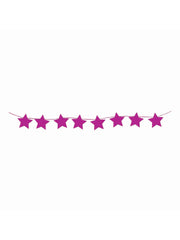 Banner Diam Star Ht Pink 2.4m 8pcs/pk 1