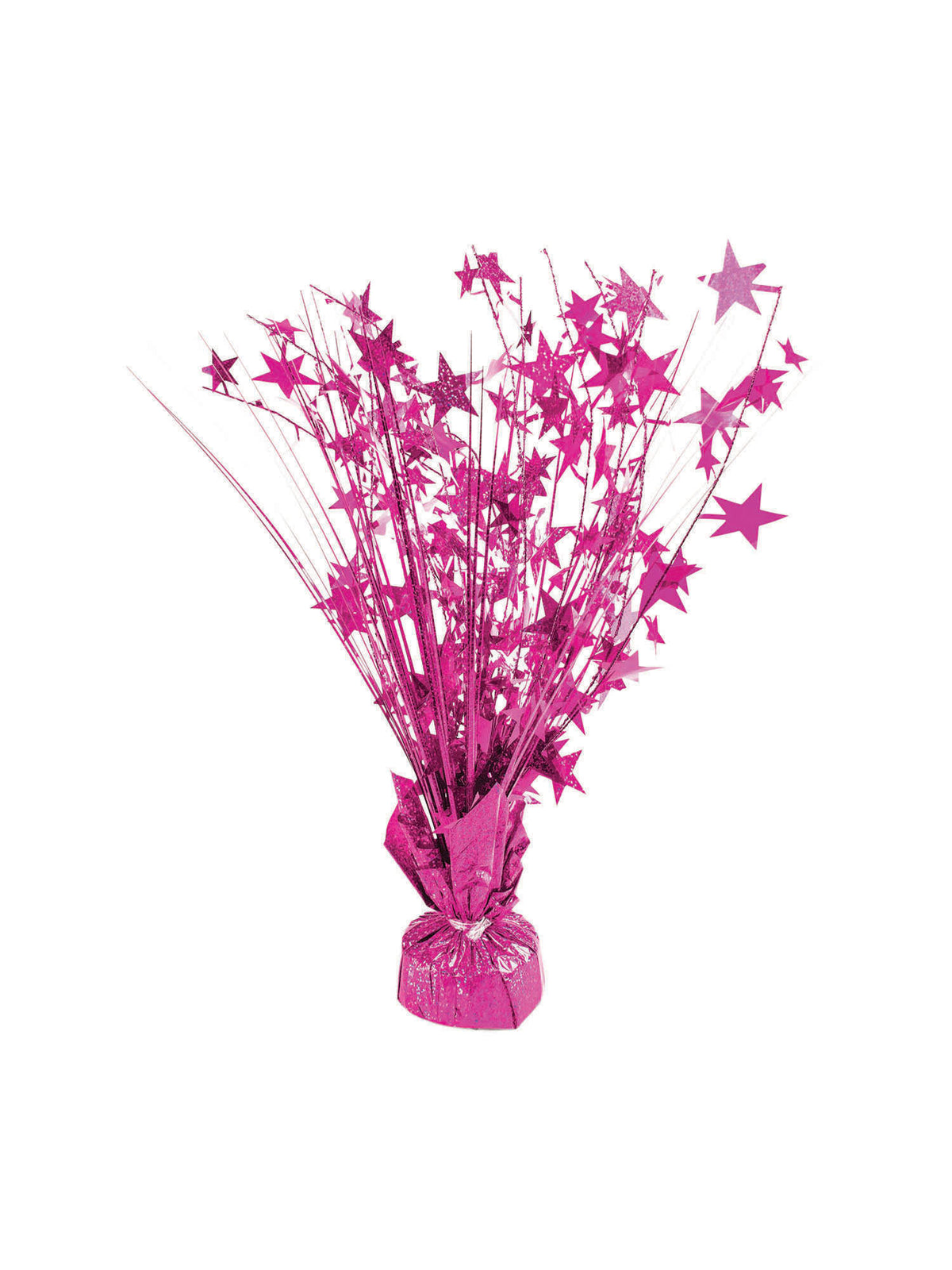 Balloon Wght Star Hot Pnk Holographic 1
