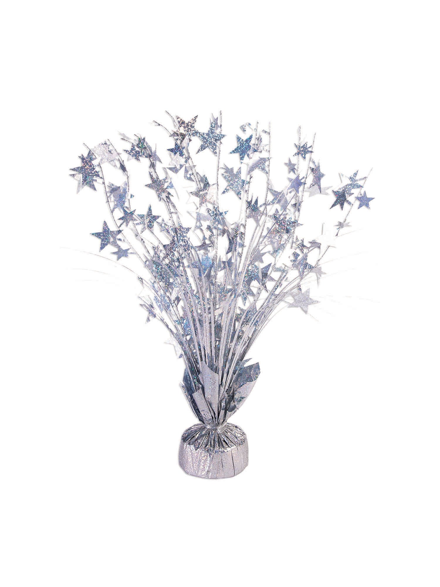 Balloon Wght Star Silver Holographic
