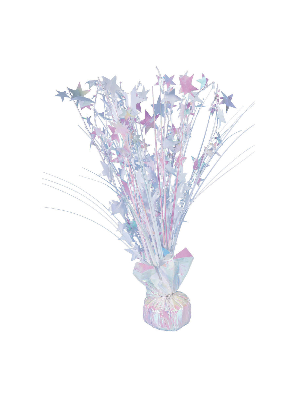 Balloon Wght Star White Iridescent 1