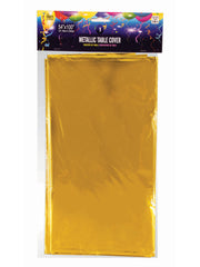 Gold Metallic Table Cover? 135X 270Cm