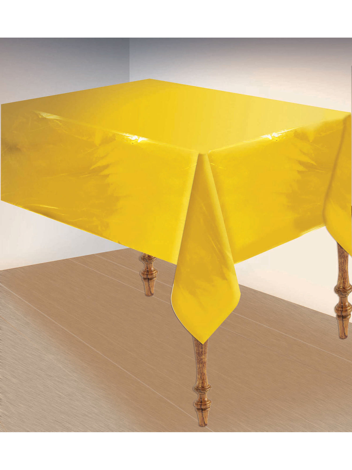 Gold Metallic Table Cover? 135X 270Cm 2