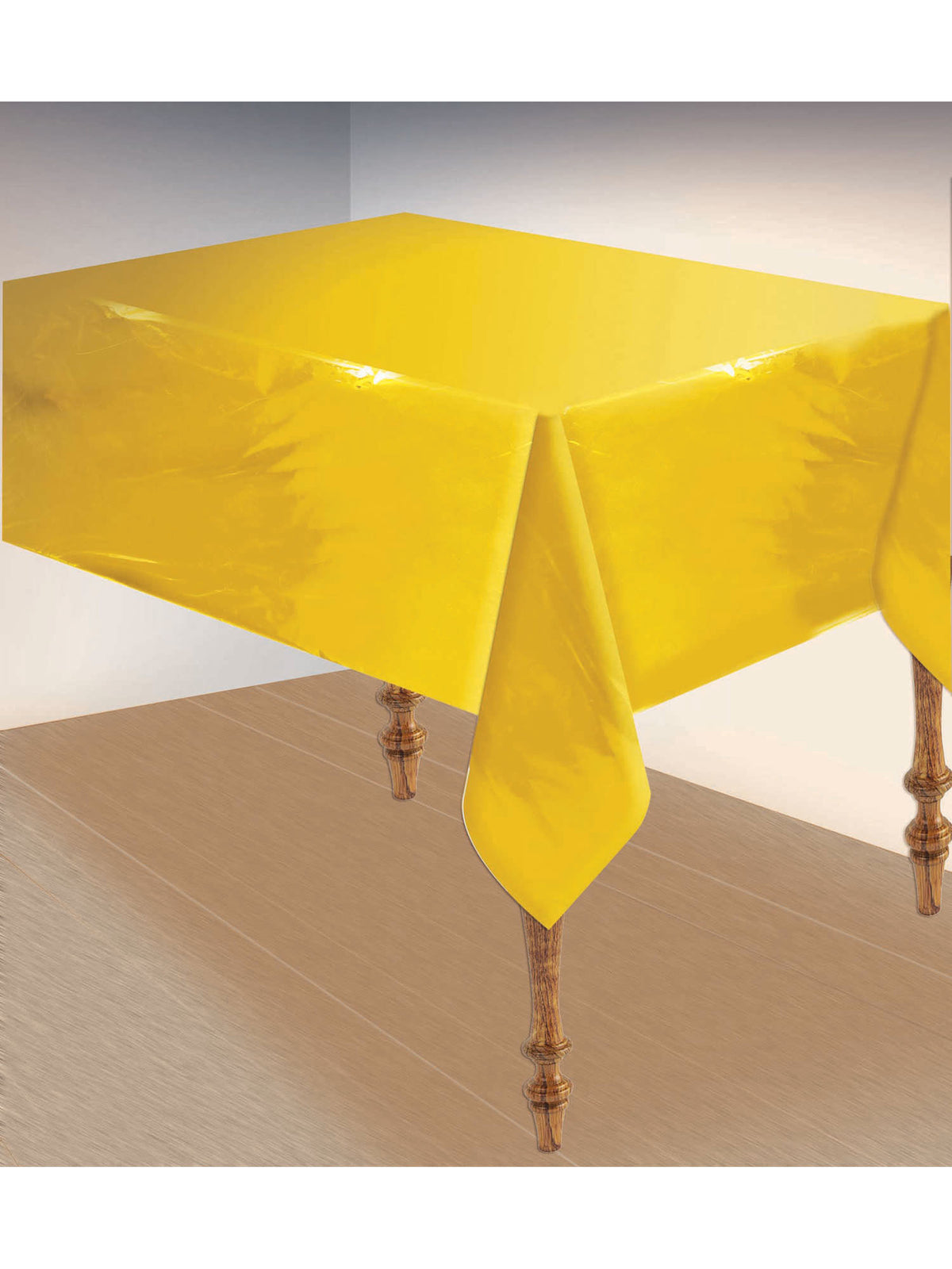 Gold Metallic Table Cover? 135X 270Cm 3