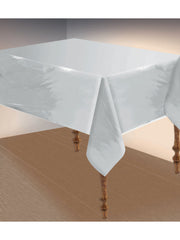 Silver Metallic Table Cover? 135 X 270 Cm