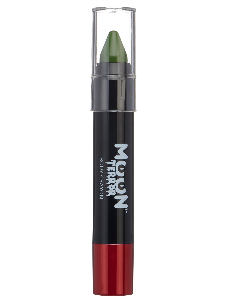 Moon Terror Halloween Body Crayons, Green - 1