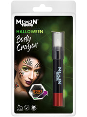 Moon Terror Halloween Body Crayons, White 1