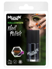 Moon Terror Halloween Nail Polish, Black - 1