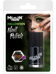 Moon Terror Halloween Nail Polish, Black 1