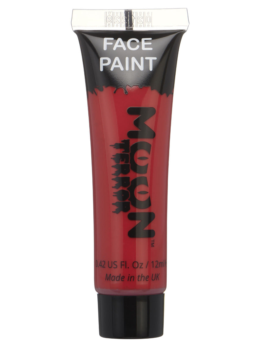 Moon Terror Halloween Face & Body Paint, Red - 1