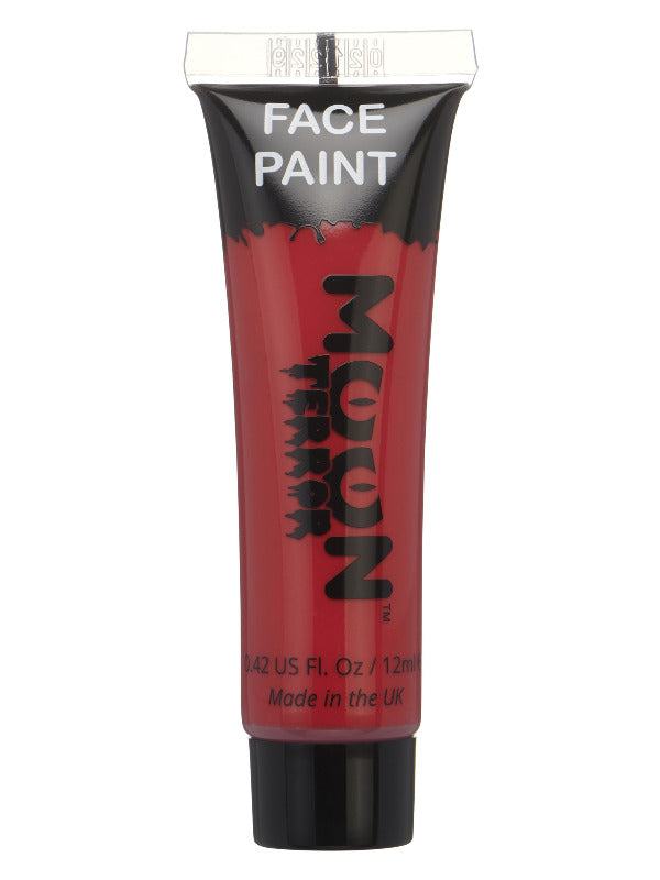Moon Terror Halloween Face & Body Paint, Red - 2
