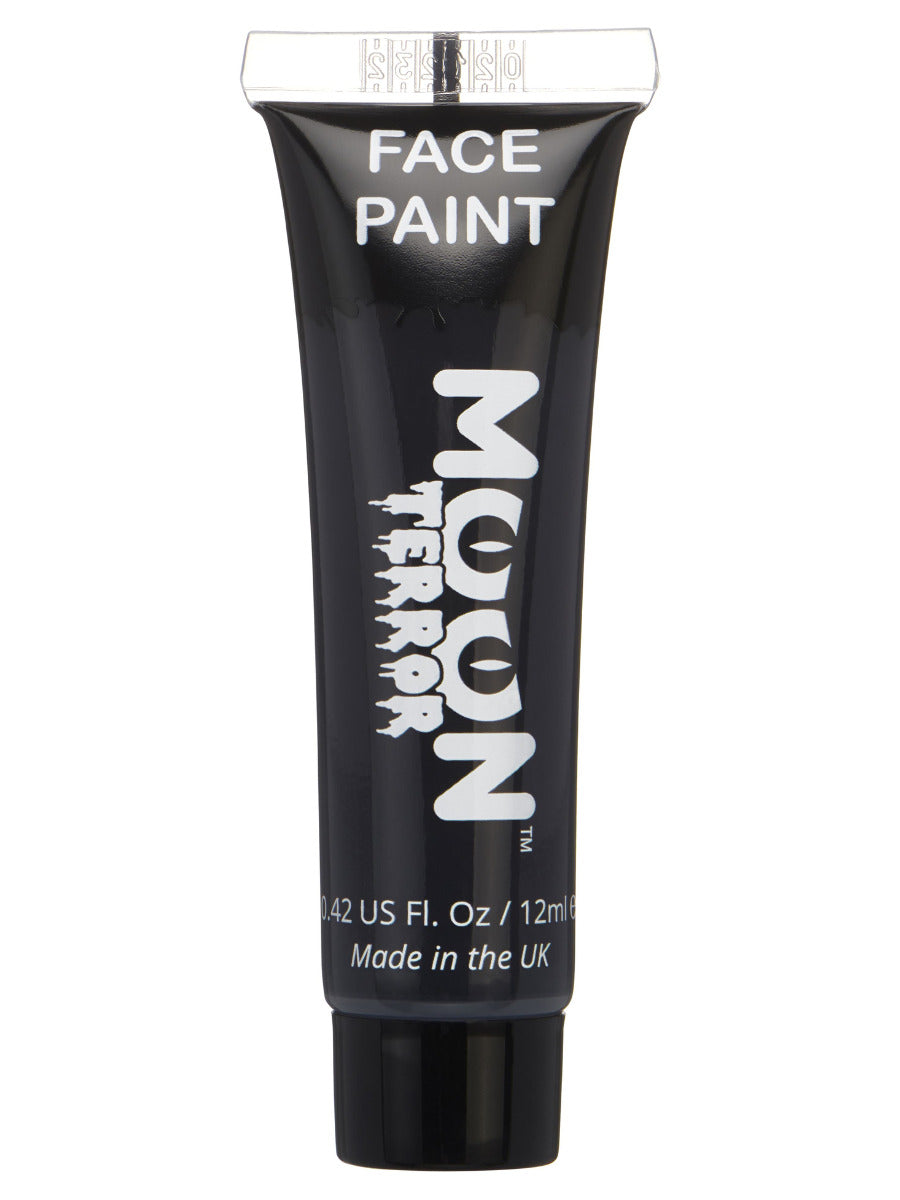Moon Terror Halloween Face & Body Paint, Black - 1