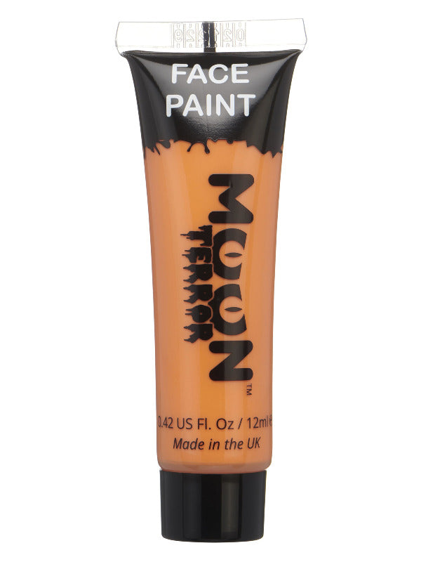 Moon Terror Halloween Face & Body Paint, Orange - 2