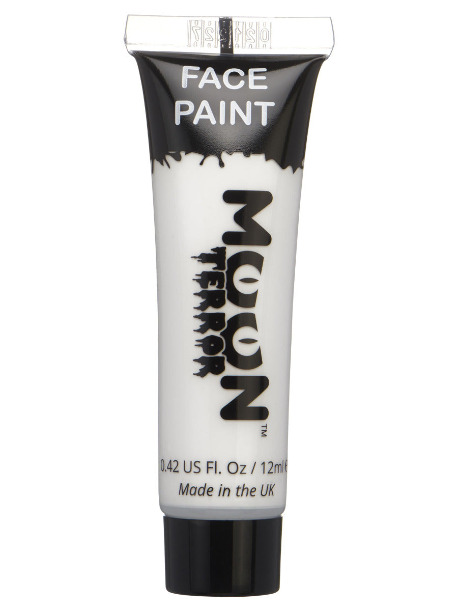 Moon Terror Halloween Face & Body Paint, White - 1