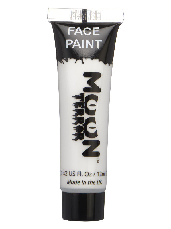 Moon Terror Halloween Face & Body Paint, White - 2