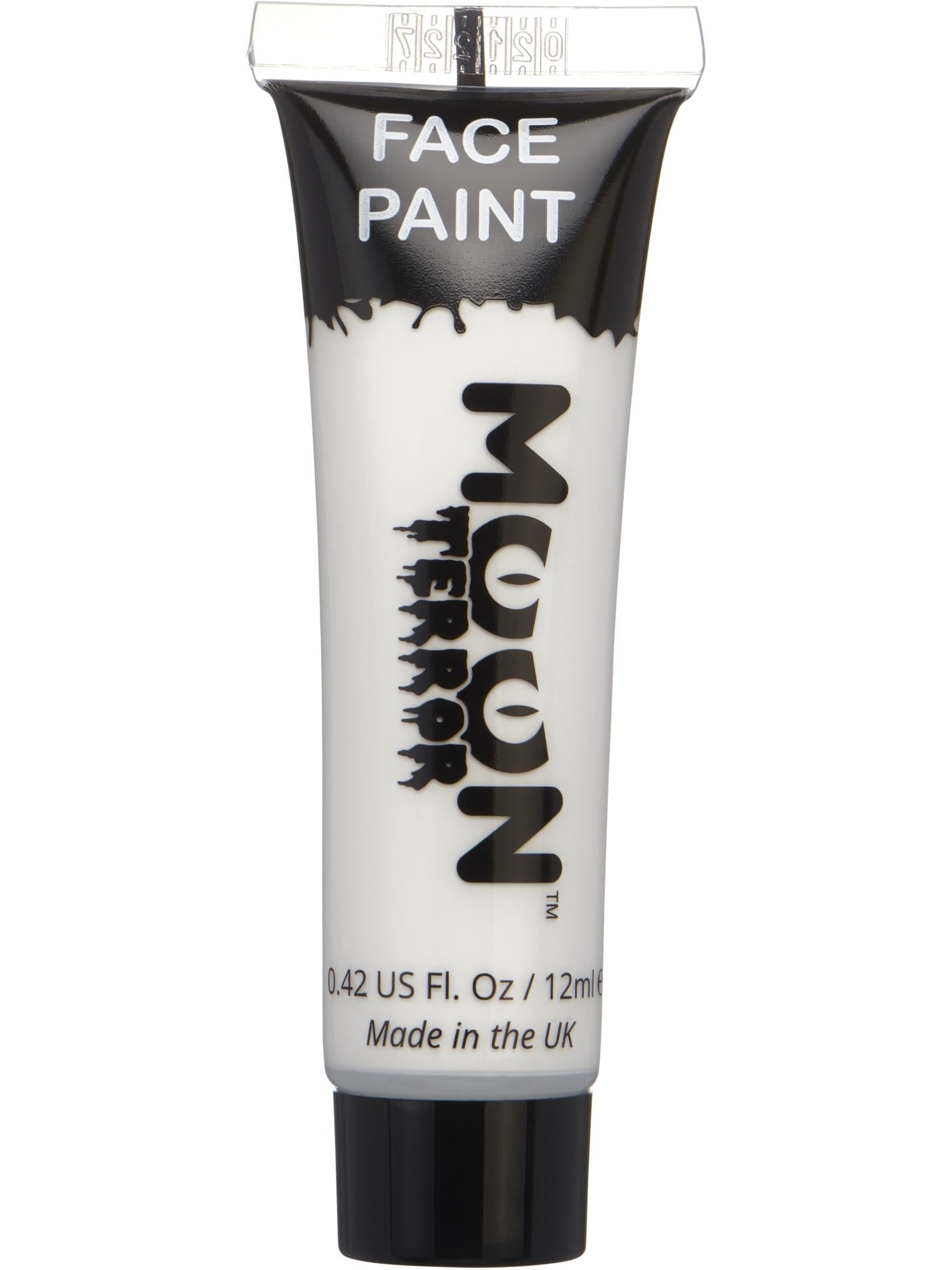 Moon Terror Halloween Face & Body Paint, White 1