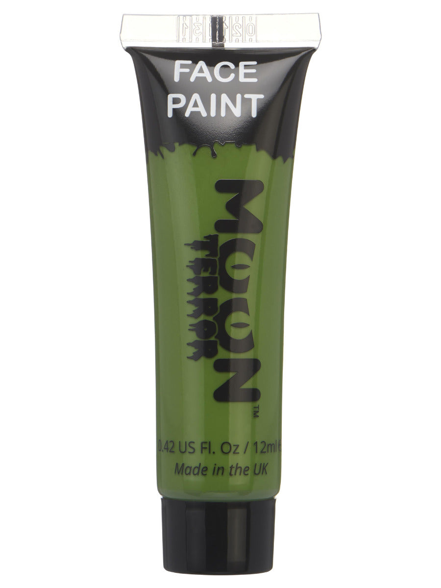 Moon Terror Halloween Face & Body Paint, Green - 1