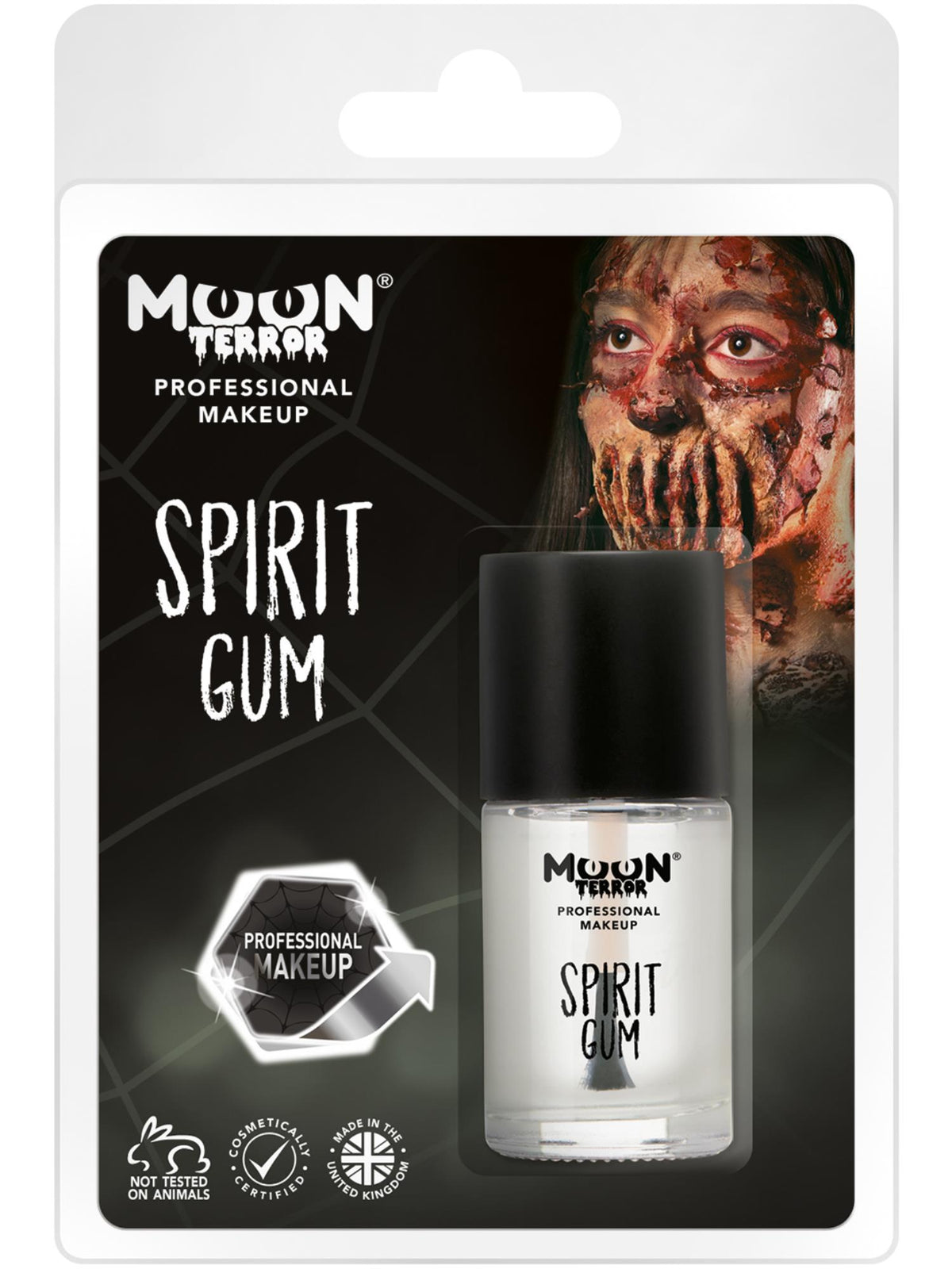 Moon Terror Pro FX Spirit Gum, Clear 1