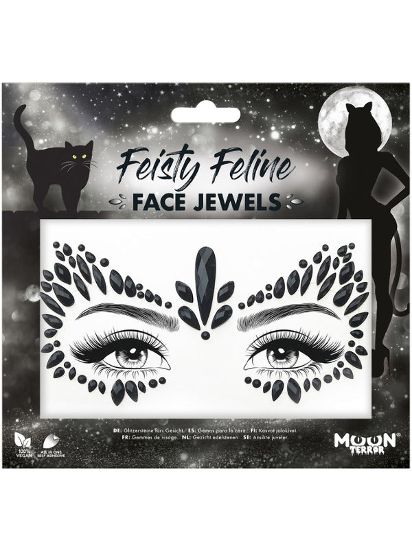 Moon Terror Face Jewels, Feisty Feline - 2