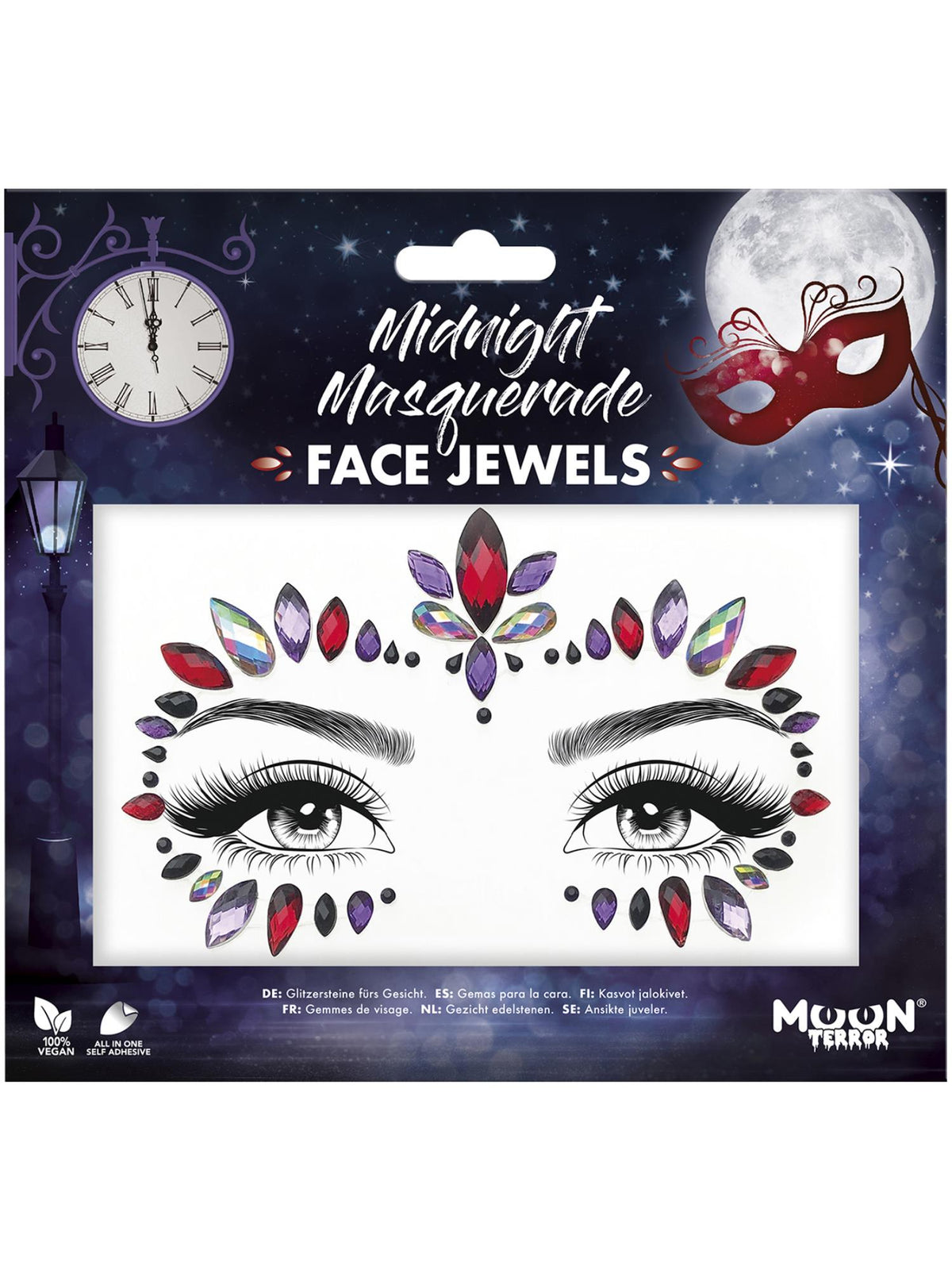 Moon Terror Face Jewels, Midnight Masquerade 1
