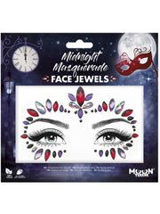 Moon Terror Face Jewels, Midnight Masquerade - 1