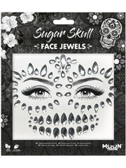 Moon Terror Face Jewels, Sugar Skull - 1