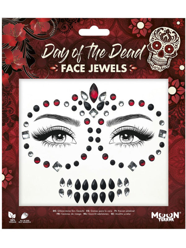 Moon Terror Face Jewels, Day of the Dead - 2