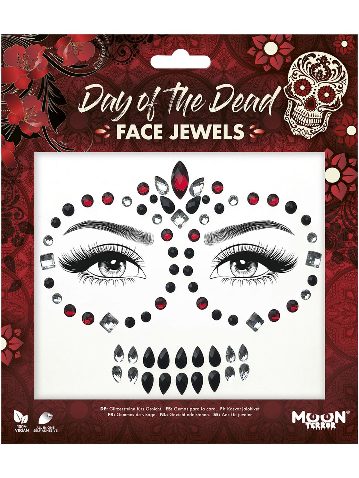 Moon Terror Face Jewels, Day of the Dead 1