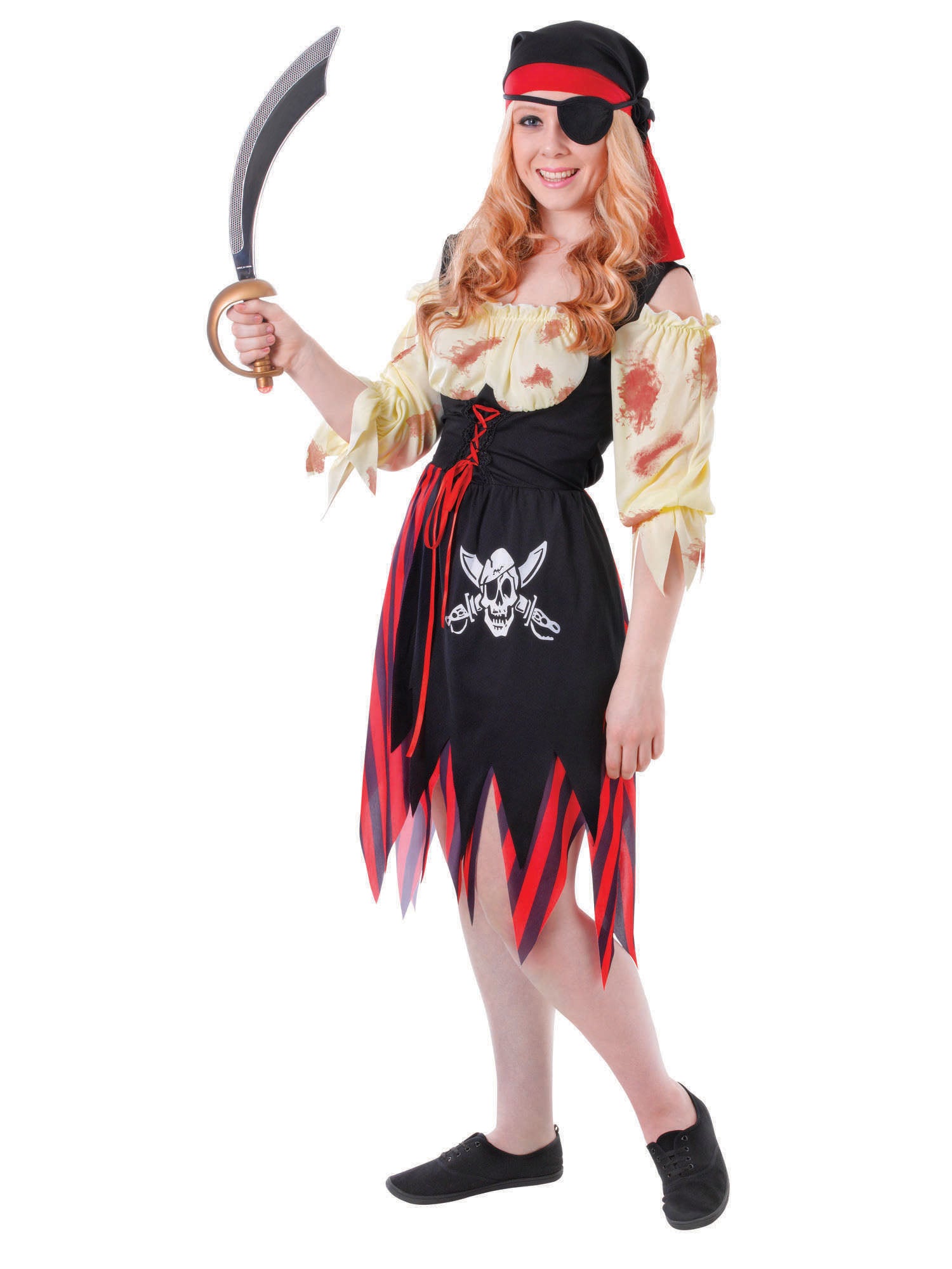 Pirate (Girl) Teen Costume BLOODIED***