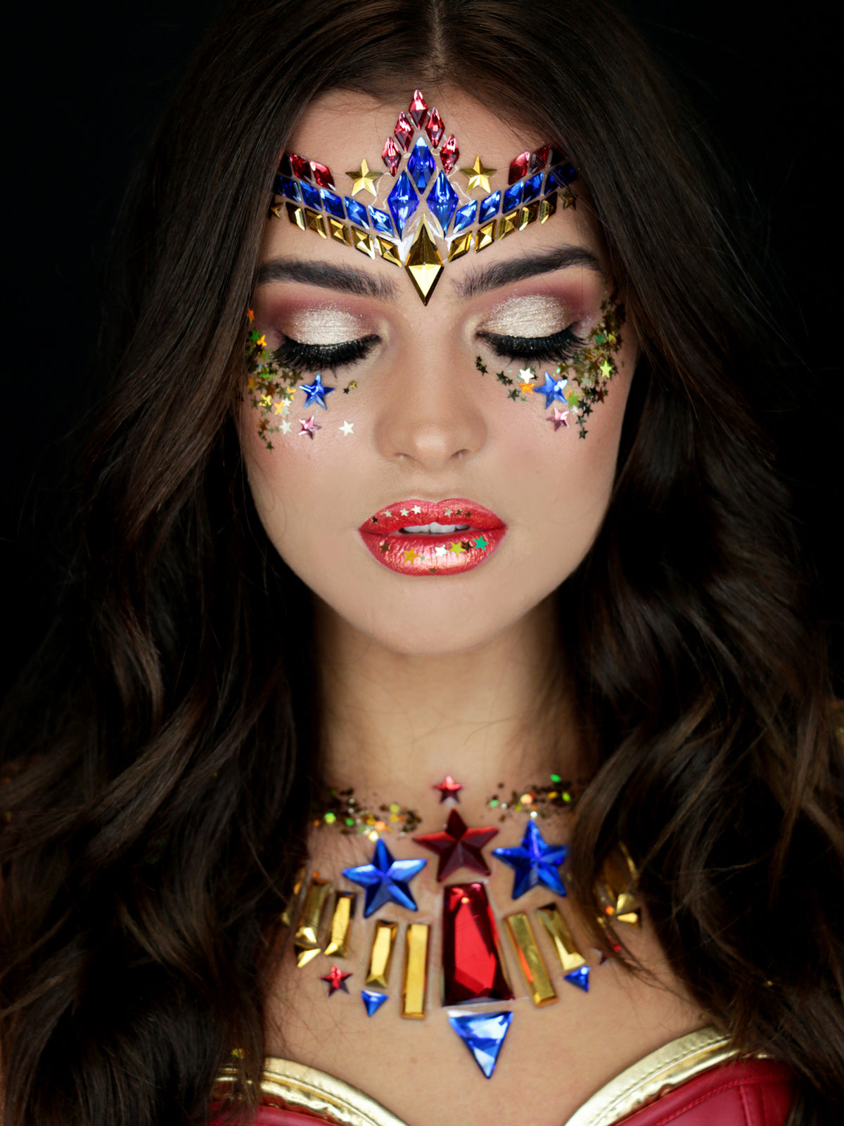 Wonder Woman Face Jewel 2