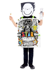 Tom Gates Costume, Colour In Printed Tabard - 3