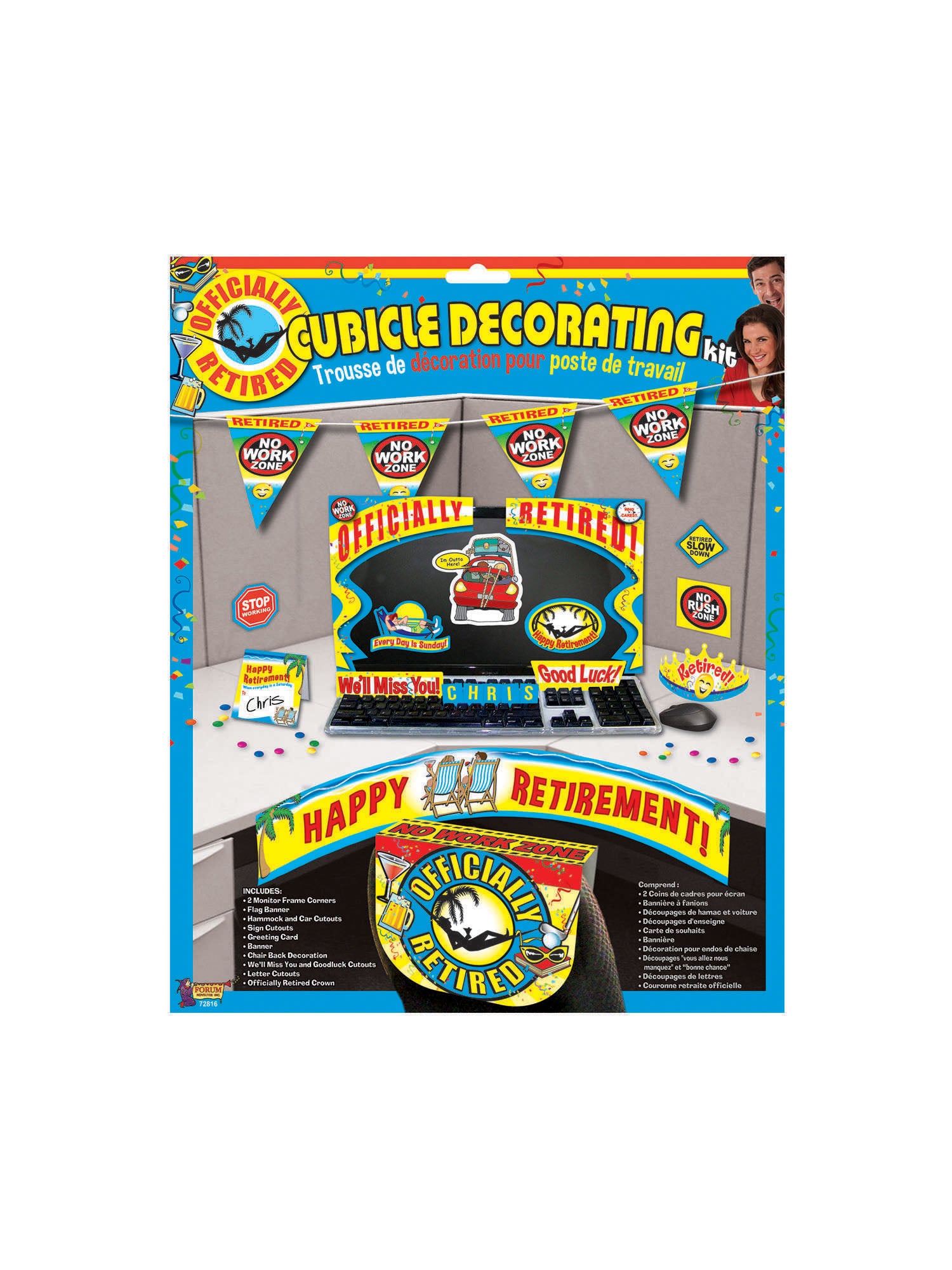 Retirement Cubicle Decor Kit