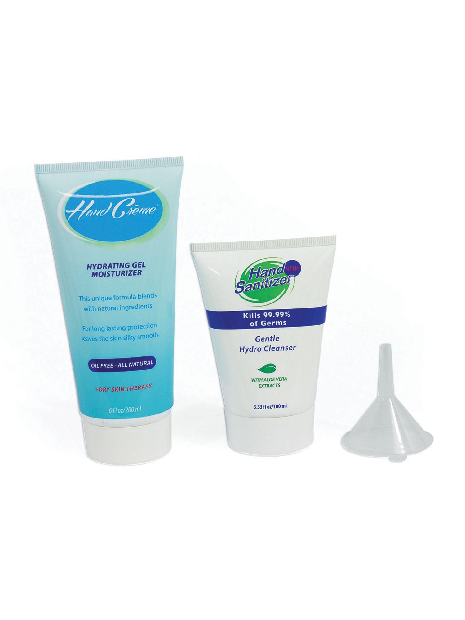 Hand Creme & Sanitizer Flask Set