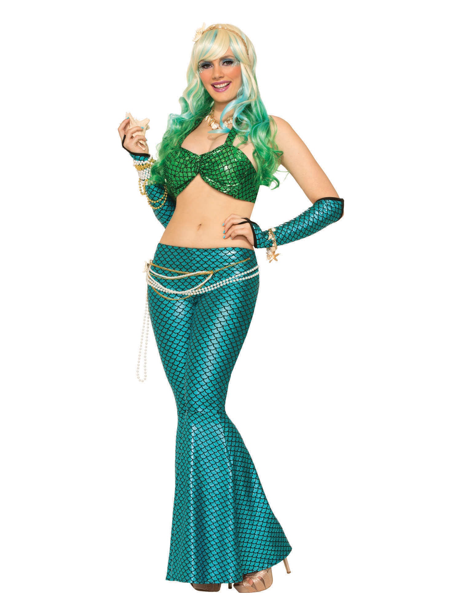 Mermaid Leggings Blue