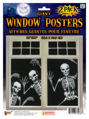 Skeleton Window Poster