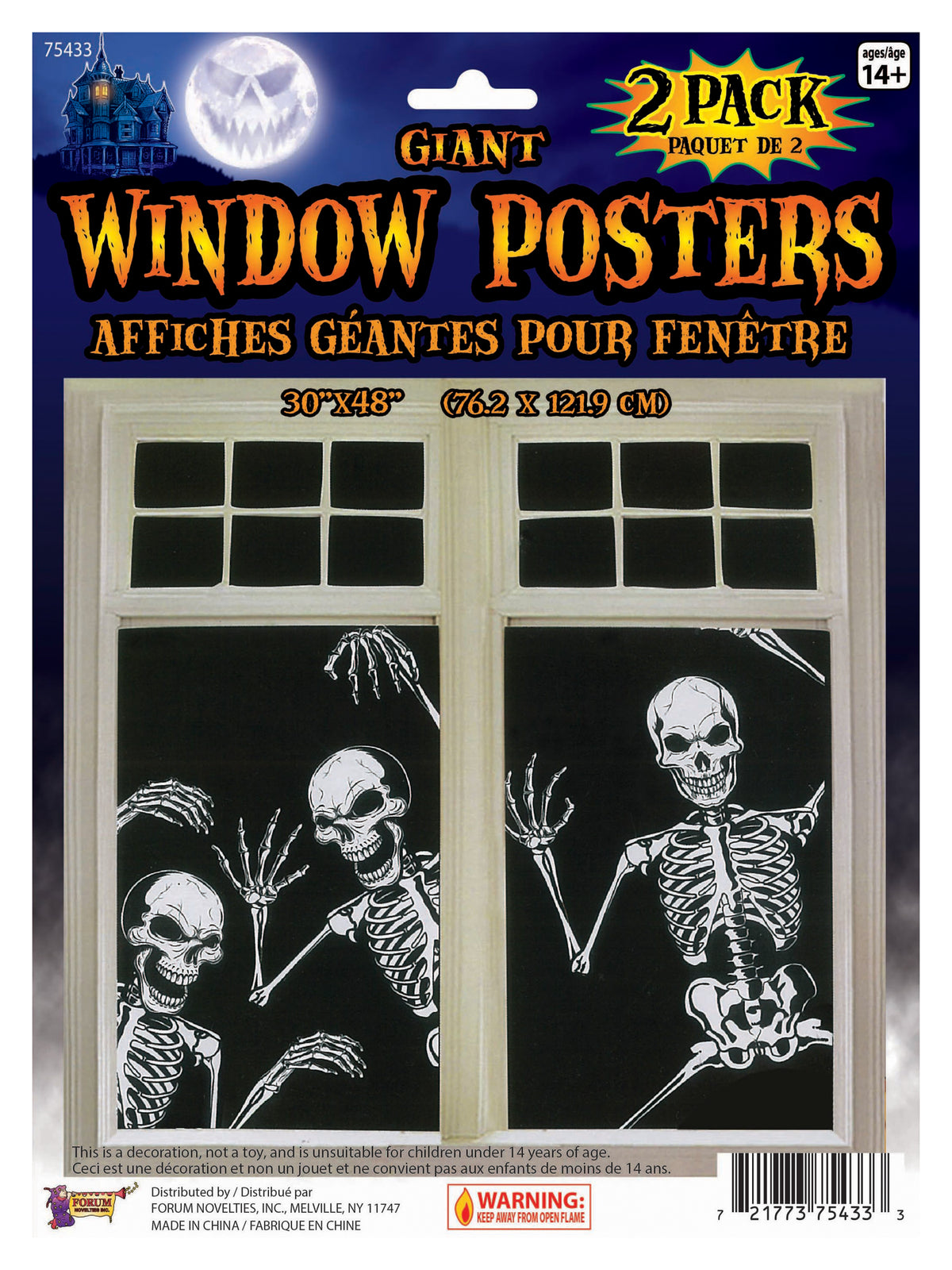 Skeleton Window Poster 1