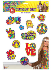 Hippie Decor - Cutout Set 12pc