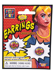 Pop Art 'Pow' Earrings