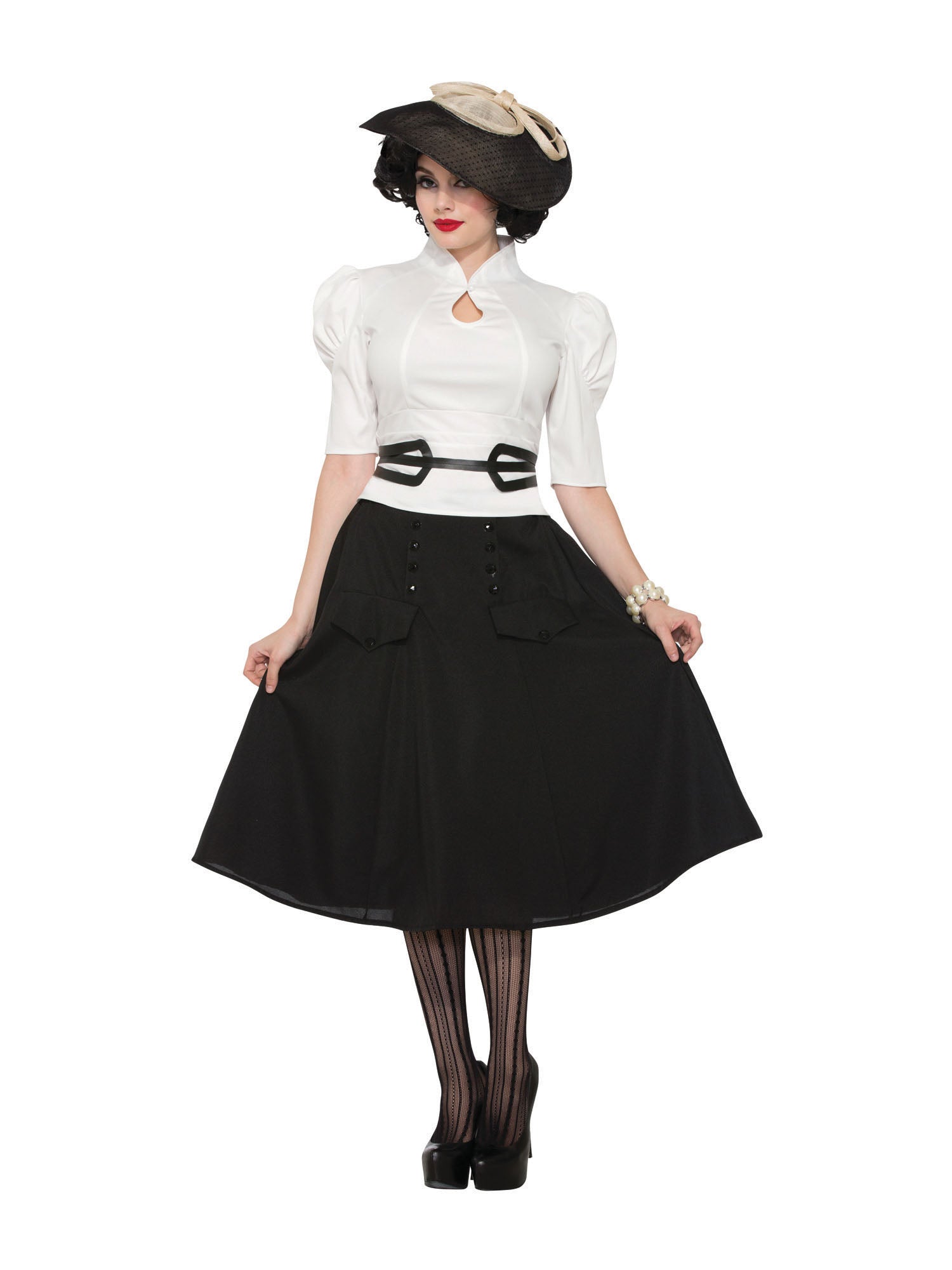 1940s White Blouse 1